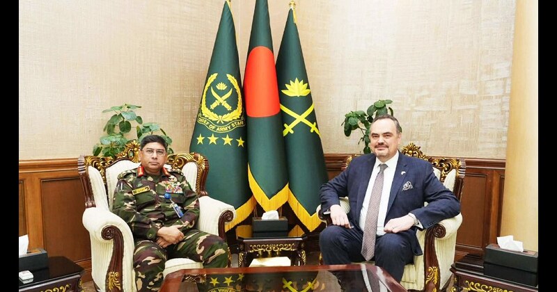 সেনাপ্রধানের সঙ্গে মার্কিন রাষ্ট্রদূতের সৌজন্য সাক্ষাৎ