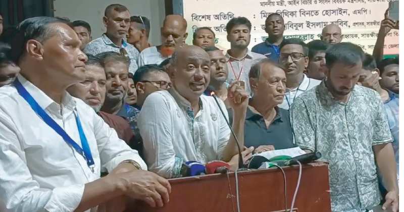 সংসদ নির্বাচনে বিএনপির ৪ প্রার্থীর পরাজয়ে দলের নেতারাই দায়ী : আইনমন্ত্রী
